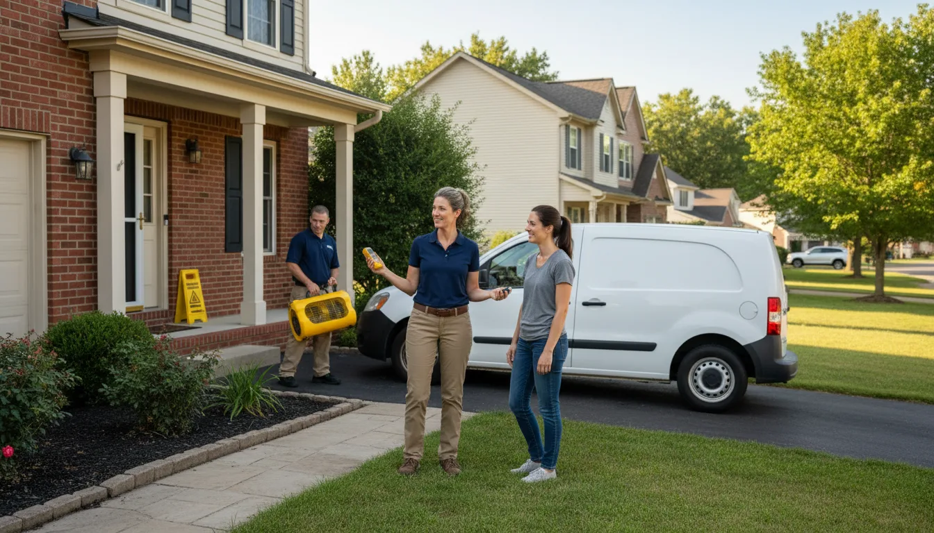 Residential water damage restoration in Lewisberry, PA